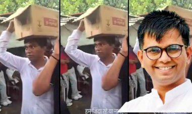 Karale Master Reaches Jantar Mantar with Biscuits and Water on His Head