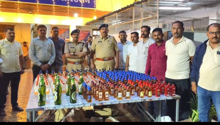 Pandharpur Police Crack Down Ahead of Ashadhi Wari: Illicit Liquor Worth ₹11.42 Lakh Seized