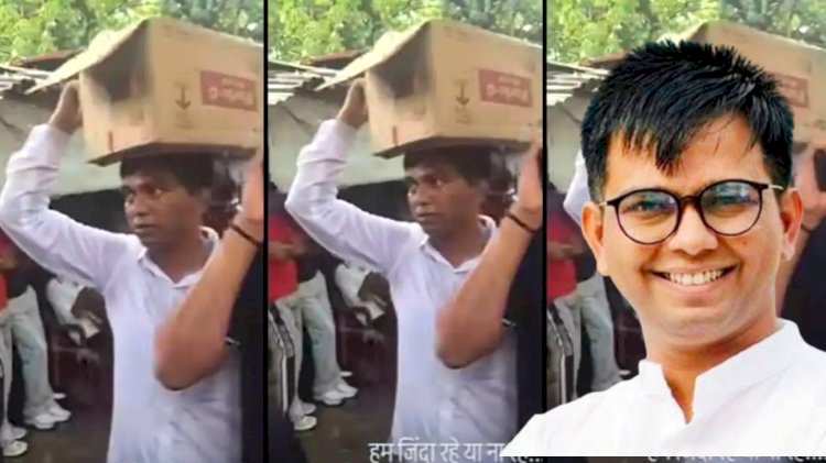Karale Master Reaches Jantar Mantar with Biscuits and Water on His Head