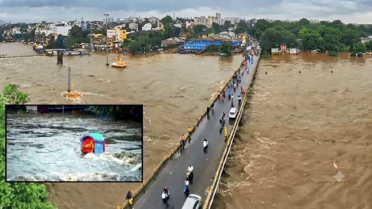 Nashik Hit by Torrential Rains: Water Released from 10 Dams, 27 Roads Closed